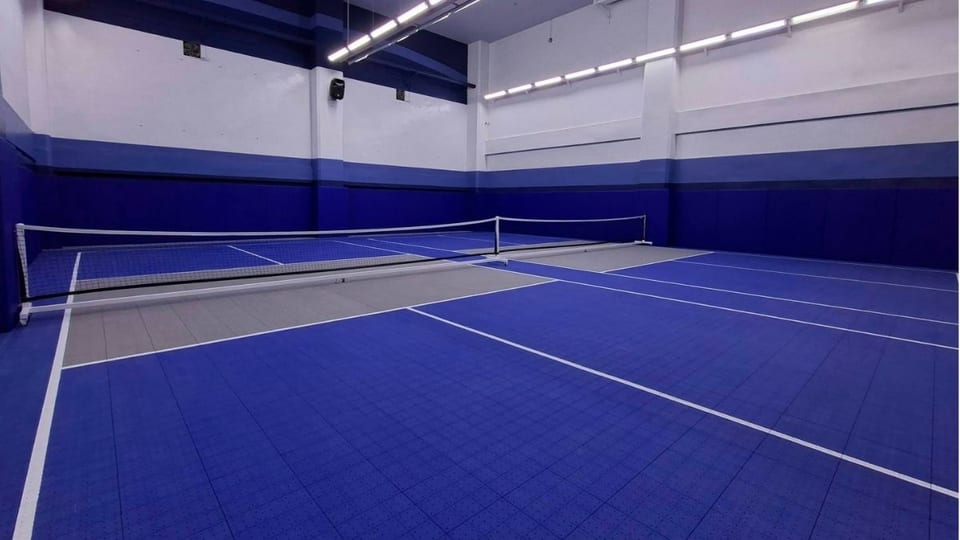 Pickleball court BlueWave Sports Deck